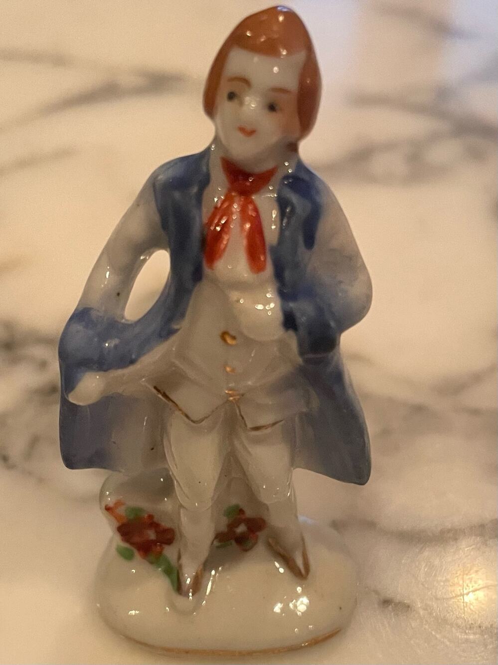 Occupied Japan - 1940ish Porcelain Recreation of Nobleman, A05